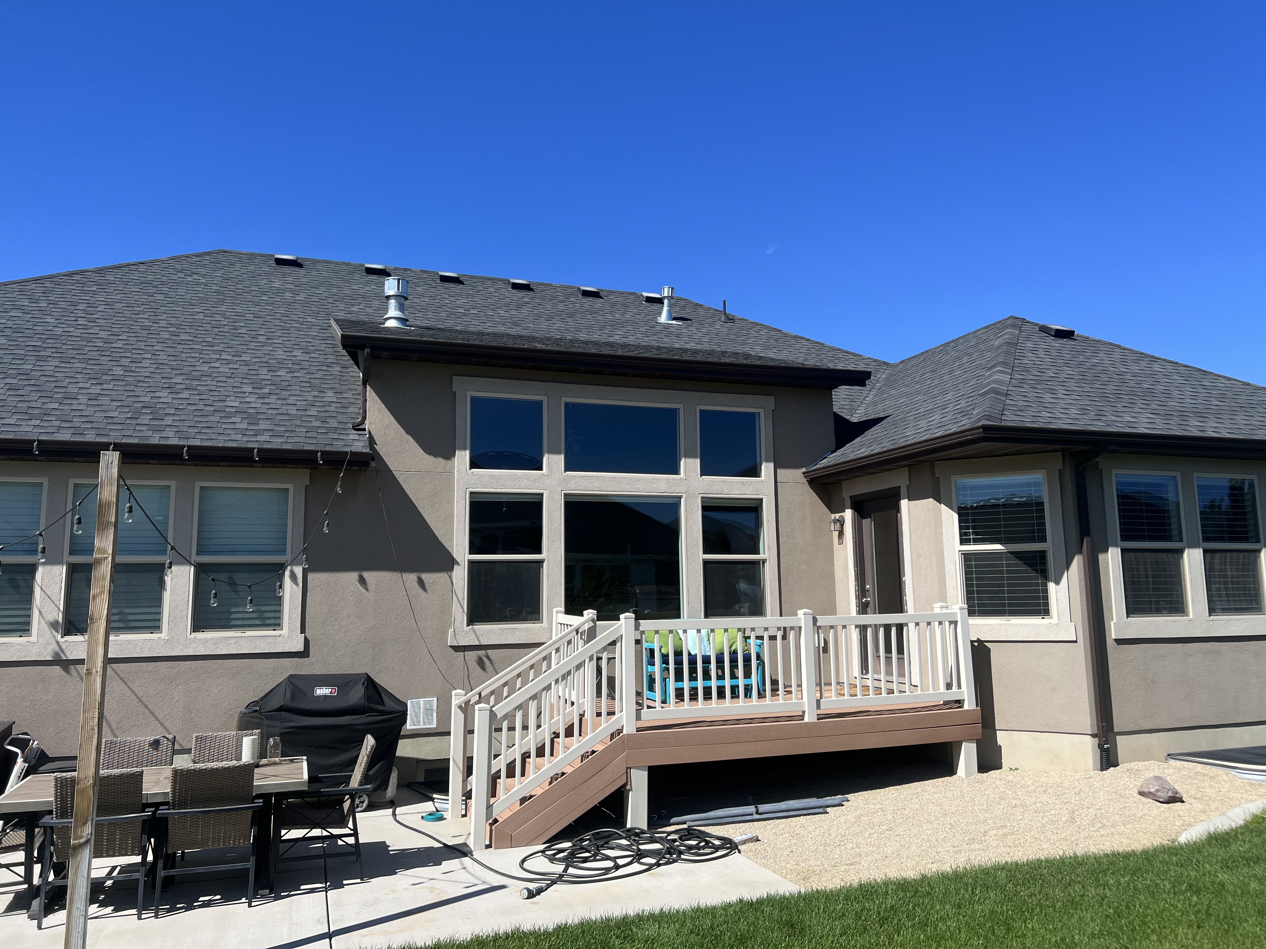 Mountain home exterior window cleaning Utah